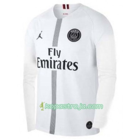 Billiga Fotbollströjor Paris Saint-Germain Jodan Vit Tredje tröja 2018/19 Långärmad